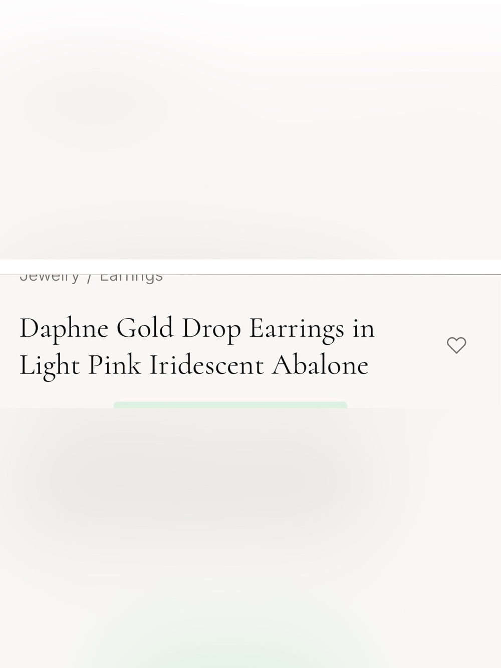 Kendra Scott Light Pink Iridescent Abalone Gold Drop Earrings - Picture 2 of 4